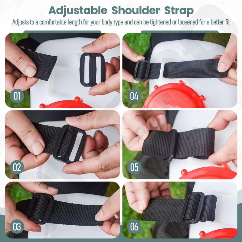 Ohoho Backpack Sprayer Replacement Strap for Most Chapin Backpack Sprayers 60114, 61800, 63924, 60124, 63800, 61950 Series and More, Backpack Sprayer Strap Replacement Fits for Craftsman Sprayer - Image 5